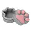 3ML Silicone Cat Paw New Design Storage Bottles and Jars Wax ContainersWax Boxes and Oil Container