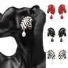 Dangle Chandelier 2022 stud arock trend trend strend strend metal drop sper zebra head mape moment accessories for women
