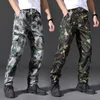 Men's Pants Spring Brand Fashion Military Cargo Multi pockets Baggy Casual Trousers Overalls Camouflage Man Cotton 220826