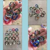 Bandringen sieraden 10 stks hart ministeen stretch ring natuurlijke edelsteen kraal 16 kleuren beschikbaar voor vrouwen bruiloft geschenken drop levering 2021