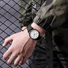 Luminous Mens Quartz Watch Waterproof Outdoor Sports Wristwatches Date Stainless Steel Military Analog