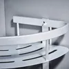 Крючки рельсы пространство алюминиевое двойное слое квадратная корзина для ванной комнаты подвесная полка угловая треугольница