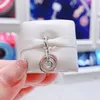 La famille de la fête des mères en argent sterling 925 est toujours entourée d'une perle pendante pour les bracelets à breloques de style Pandora européen