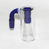 Hookahs 3.35 Inch Glass Bong Catchers 14mm Thick Pyrex Glass Bubbler Ash Catcher 90 Degree Ashcatchers for Water Pipes