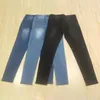 Heren jeans heren heren het rechte denim broek Men stevige kleur slank allemaal allemaal match rekbare bodems broek streetwearmen's