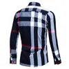 Chemise Business décontracté automne à manches longues hommes de haute qualité marque 100% coton à carreaux grande taille chemise homme 220322