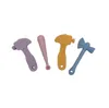 4Pcs Werkzeug Modell Beißring Für Baby Hammer Wrench Sets Food Grade Silikon Zahnen Dekompression Spielzeug Primäre Zähne Zahnfleisch pflege Neue