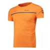 Erkek Tişörtleri 2021 F1 Resmi Web Sitesi McLaren Gömlek Yaz Gündelik T-Shirt Motosiklet Yarışı Erkek Sürücü Yokuş aşağı 3D Top Dgri
