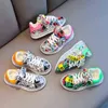 Capsella Kids Fashion Sneakers Novos meninos de outono da primavera Sapatos confortáveis ​​sapatos de esportes de meninas crianças crianças pequenas tênis de corrida 21-30 G220527