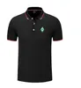 Sportverein Werder Bremen camisa POLO masculina e feminina brocado de seda manga curta esportes lapela camiseta logotipo pode ser personalizado