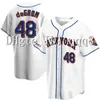 KOB 20e anniversaire Francisco Lindor Jerseys Javier Jacob Degrom Pete Alonso New Mike Piazza Dwight Gooden Keith Hernandez