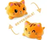 Fabricants en gros 15 cm mignon poulpe chat tortue animal flip deux types de dessin animé facial dessin animé en peluche jouet poupée cadeau pour enfants