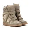 - أحذية مربع Isabel Bekett الجلدية وأحذية رياضية من جلد الغزال باريس Designe217h