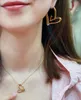 Women Good Hoop Earrings Fashion Love heart Stud Earrings Lady Luxury Designer Earring Jewelry252N