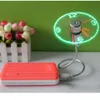 Epacket USB Gadget Mini Flexible lumière LED ventilateur horloge horloge de bureau Cool Gadgets affichage de l'heure 195H330W266p1852029