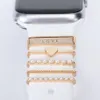 Samsung Galaxy Smart Watch Sport Silikon Kayış Aksesuarları için Apple Watch Band Taklemleri için Dekoratif Yüzük Bling Diamond268C