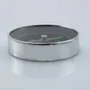 100pcs Outdoor Gadgets Metal Aluminum Mini Pocket North Compass for Camping Hiking Hiker Outdoor Sports Navigator Silver 44mm