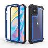 Étuis de téléphone pare-chocs complets à 360° Étui rigide PC Defender Crystal Clear pour iPhone 13 Pro Max 12 11 XR XS 7 8 6 Plus Housse de protection en acrylique