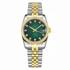 Watchsc - 36mm Watch Automatic Mechanical Mens Ladies Diamond Bezel rostfritt stål vattenbeständig lysande lyxig presentklocka