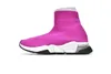 shoes Designer Premium Edition Casual Sneakers Rose Red-11 Paris Sock Air Cushion Running Shoes Speed Trainer Red