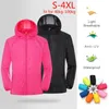 Homens Mulheres Caminhadas Jaqueta Impermeável Secagem Rápida Camping Caça Roupas Sun-Protetor Outdoor Sports Casacos Anti UV Windbreaker 220516