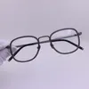 Merk -bril frames Optische bril Eyewear unisex titanium vierkant spektakel frames