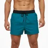 Męskie szorty męskie na plaży Szybkie suszone solidne spodnie kolorowe Trójkąt Trójkąt podszewki puszki pływackie europejskie i amerykańskie surfowanie Naom2