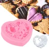 Emballage cadeau en forme de coeur fleur d'ange cuisson cuisson savon au chocolat moule en silicone CakeGift GiftGift