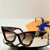 Latest Milan Catwalk Style Mens Ladies Famous Brand Sunglasses Z2613 Cat Eye Frame Temple Band Logo Vacation Travel UV Protection Top Quality with Original Box