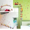 Cartoon train kindergarten decoration paper baby bedroom children room wall stickers 220727