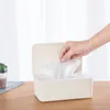 1 pcs Household plastic dustproof cover tissue box desktop seal home office decoration wet 220523