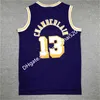 College Basketball draagt ​​1998 Men Vintage Basketball Wilt Chamberlain Jersey 13 Dennis Rodman 73 Jerry West 44 Kareem Abdul Jabbar 33 Elgin Baylor 22 gestikte high