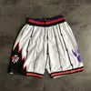 Toronto''raptors''men throwback basket shorts ficka