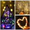 Strings Christmas Decoration Festoon LED Light String Year's Garland Fairy Lights For Bedroom Window Party 8 lägen USB Poweredled