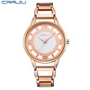 2022 CRRJU Luxus Marke Mode Gold Frau Armband Uhr Frauen Voller Stahl Quarz-uhr Uhr Damen Kleid Uhren relogio feminino