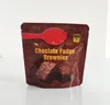 600 mg Brownie-Edbles-Verpackung, Mylar-Beutel, roter Samt, zähe Karamell-Fudge-Brownies, essbare Schokoladenverpackung, Tüten, geruchsdichte Beutel