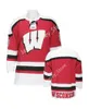 KOB NCAA UW Jersey de hóquei 34 Trent Frederic 19 Cameron Hughes 13 Ryan Wagner 10 Jake Linhart 21 Chris Chelios 4 Ryan Suter 19 K'andre Mille