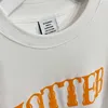 VETEMENTS Hotter Than Your EX Letter T Shirt Round Neck Loose Short Sleeve Tee