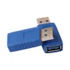 Extensor padrão do conector USB 3.0 Tipo A Male A Conversor de acoplador de adaptador feminino para laptop PC azul
