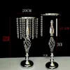 Party Table Decor Centerpiece Flower Rack Versatile Candles Holder Crystal Candlestick For Wedding Baby Shower Decorations