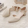 Sandals Women Shoe Designer Pump Square Heel For Summer Dancing Party Wedding Sandal ChaussureSandals
