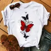 T-shirt femme vélo noir t-shirt fille Harajuku Style coréen graphique hauts Kawaii femme livraison directe