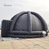 Portable Inflatable Planetarium Black Dome Tent 10m Marquee Airblown Igloo For Party Event