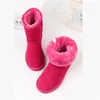 Multicolor Factory Hot Classic WGG Boots Brand Women Populära äkta läderstövlar Fashion Women's Snow Boots US4-US11 Dust Bag Card