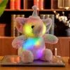 Luminous 30 cm Creative Light Up LED Elephant Faszerowany Zwierząt Pluszowa Zabawka Kolorowe Świecące Słoń Boże Narodzenie prezent dla dzieci dzieci