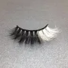 3D Color Faux Lashes Natural Long Colorful False Eyelashes Dramatic Makeup Fake Lash Party Colored Lashes for Cosplay Halloween