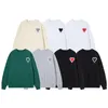 Heren Hoodies vrouwen herfst en winter hoodie losse hiphop hoogwaardige pullover sweatshirt love printen met lange mouwen modeparen top