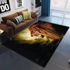 Carpets Animal Lion Print Rug Living Room Coffee Table Cushion Bedroom Floor MatCarpets