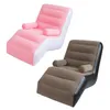 Home Campingmöbel bequeme Schlafzimmer Möbel aufblasbare Sofa Bett PVC Strock -Luftmatratzen tragbare Wanderungsstuhlstuhl
