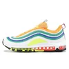 Running Shoes Men Reflective 97 Sneakers Cork UNDFTD Black Militia Green Purple Bullet Sunburst Phantom Light Bone Women 97s trainers